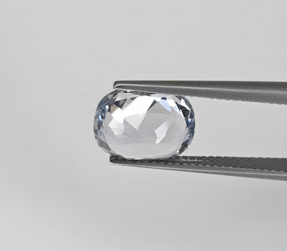 Natural White Sapphire Sri Lanka (Ceylon) Cushion 4.87 carat