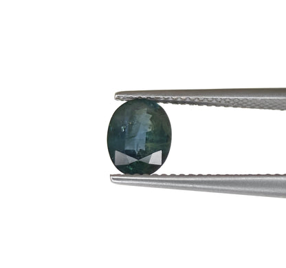Natural Teal Sapphire Madagascar Oval 1.61 carat