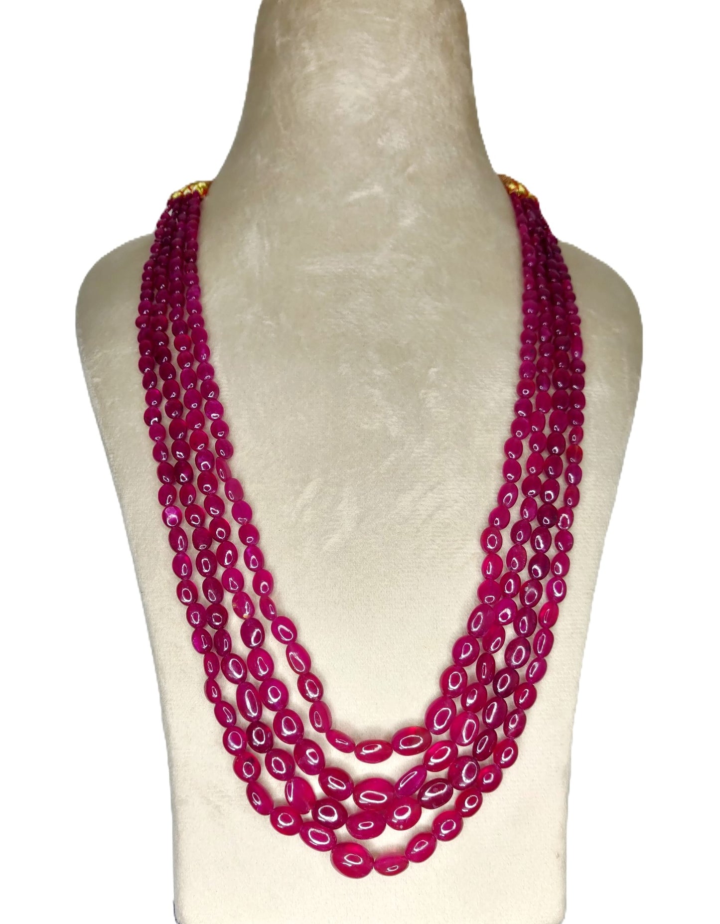 Natural Ruby Bangkok Oval Beads 517.64 Carat