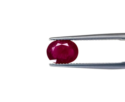 Natural Ruby Mozambique Oval / Pear 9x7 MM