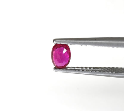 Natural Ruby Mozambique Oval 0.55 carat