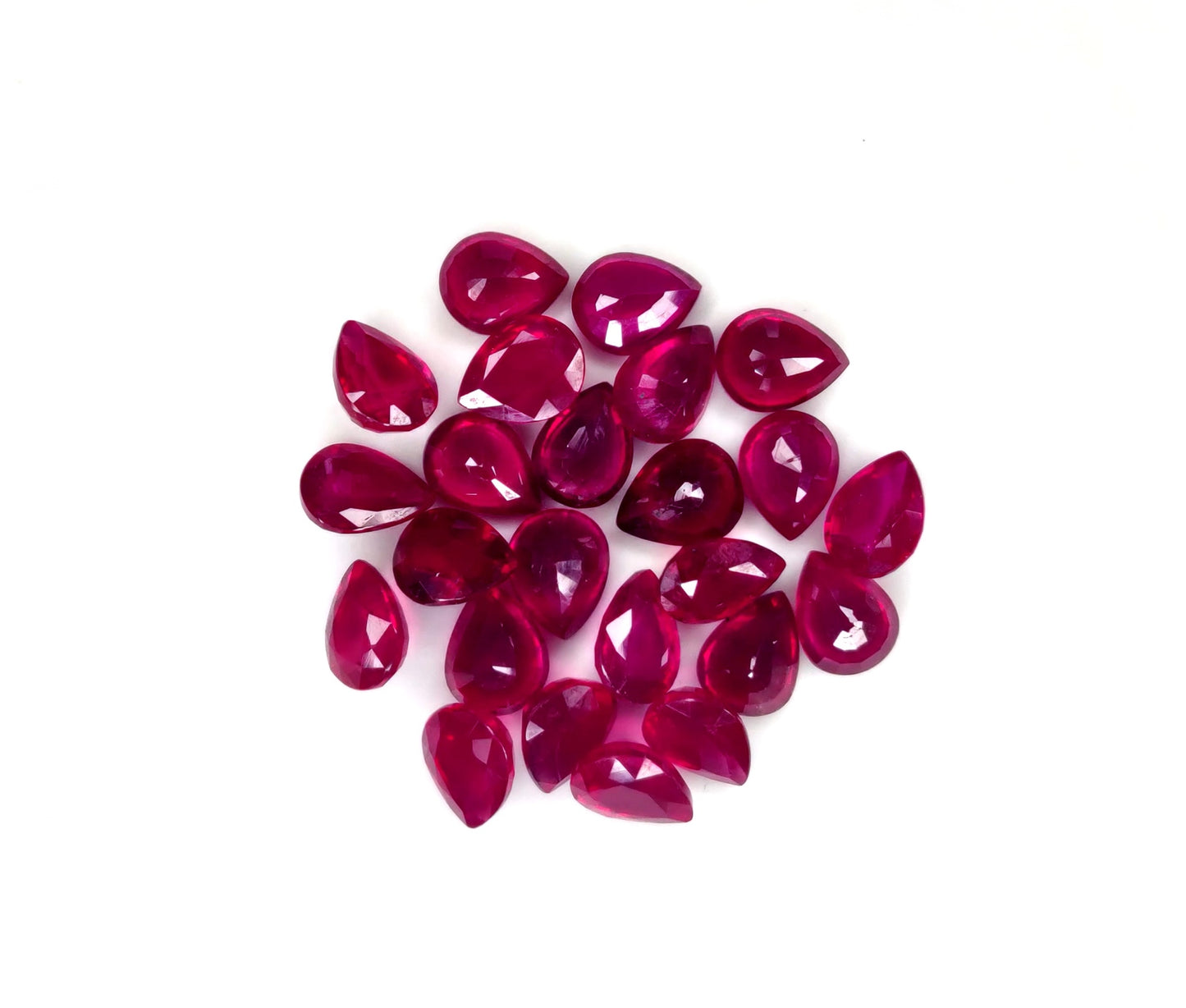 Natural Ruby Bangkok Pear 9X7 MM