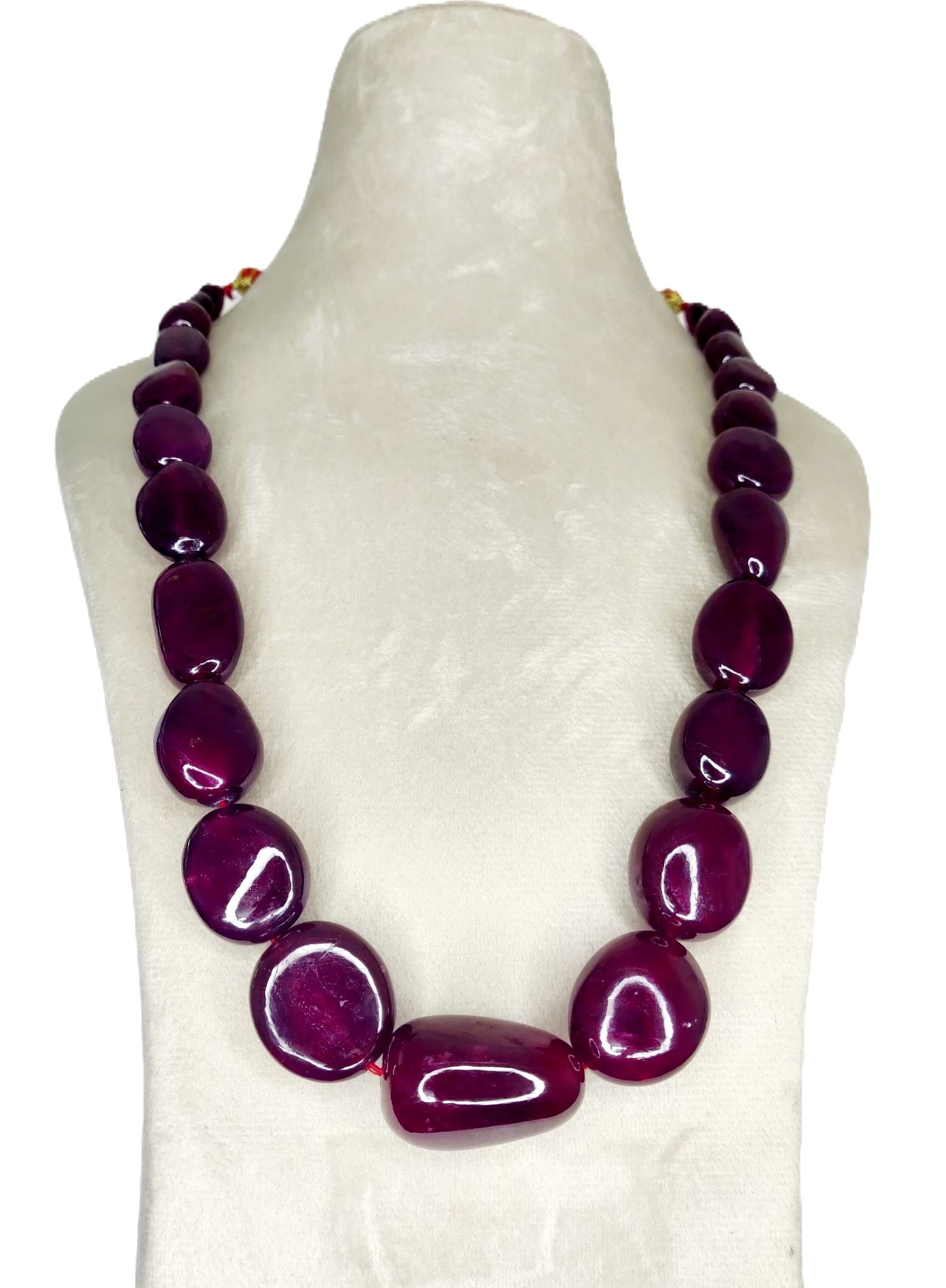 Natural Ruby Bangkok Beads 1,331.45 Carat