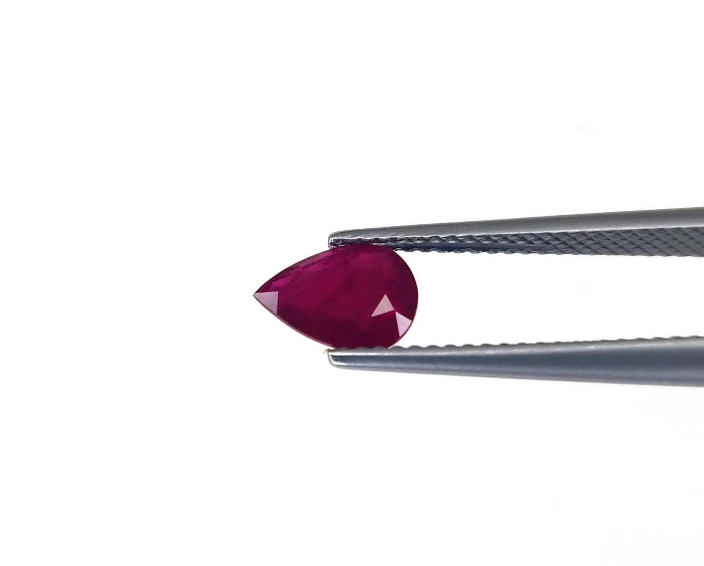 Natural Ruby Mozambique Pear 8x6 MM