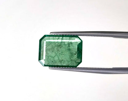 Natural Emerald Zambia  Octagon   5.95 carat