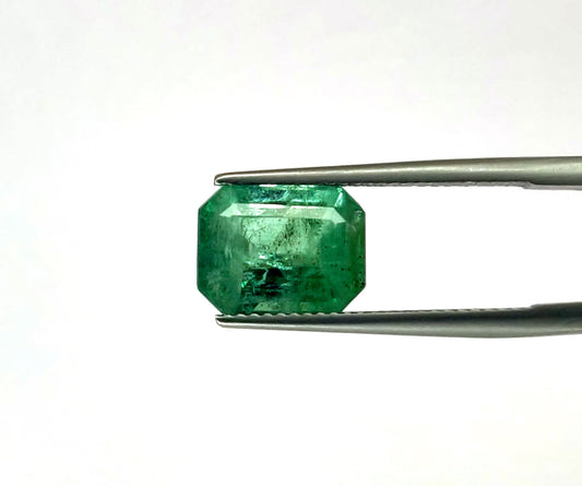 Natural Emerald Zambia  Octagon   4.81 carat
