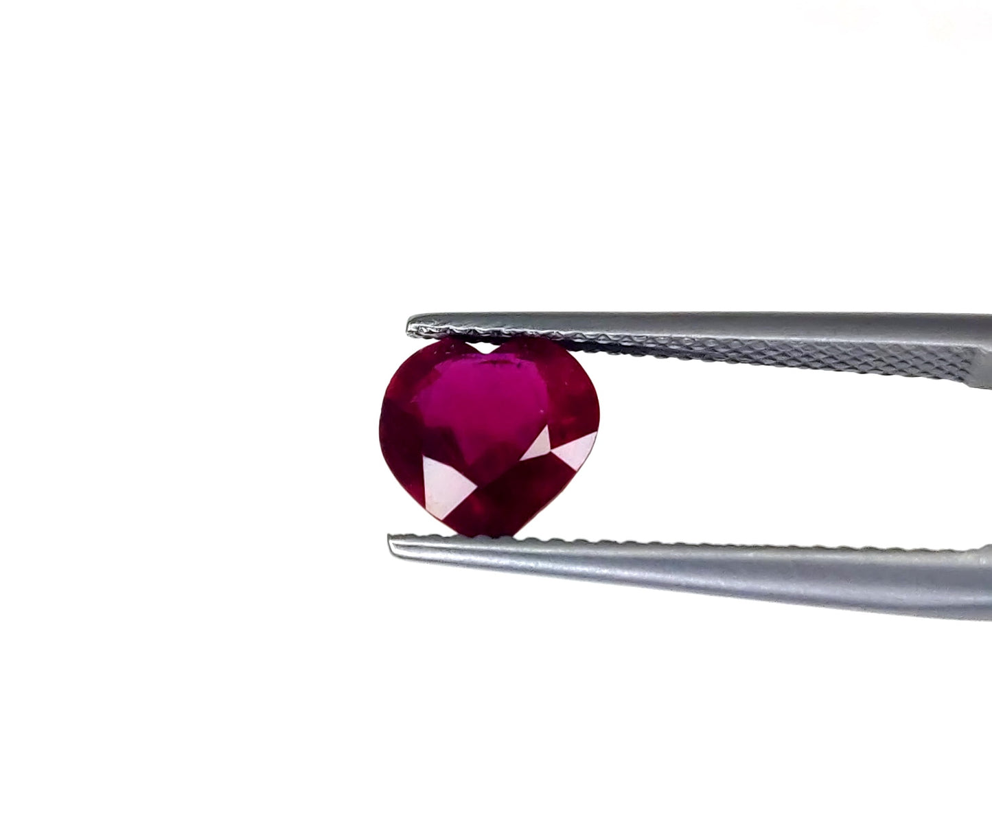 Natural Ruby Bangkok Heart 8 MM