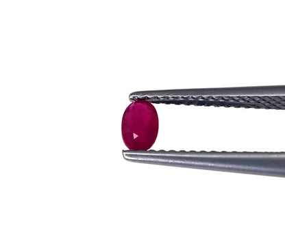 Natural Ruby Mozambique Oval 5x3 MM