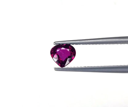 Natural Ruby Burma Heart 1.10 carat