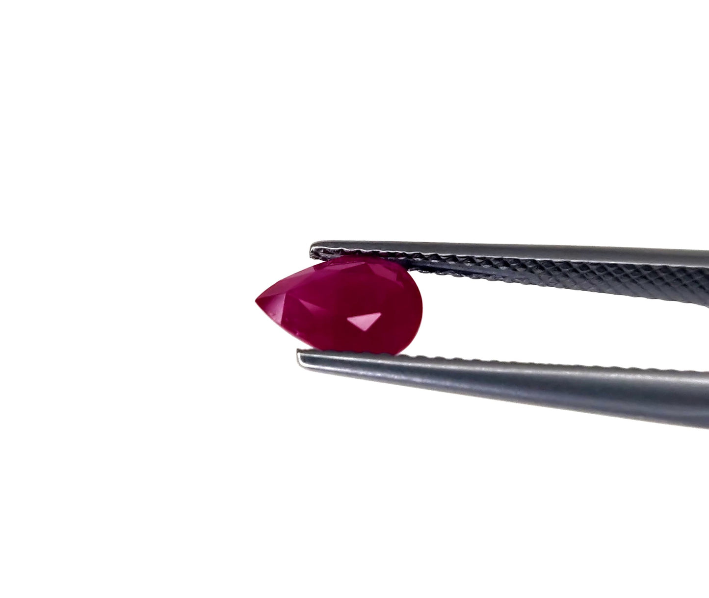 Natural Ruby Mozambique Pear 8x6 MM
