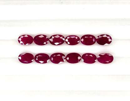 Natural Ruby Mozambique Oval 6x4 MM