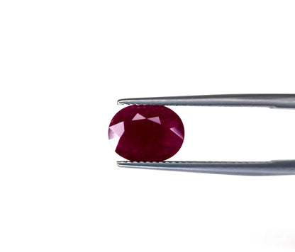 Natural Ruby Mozambique Oval 10x8 MM