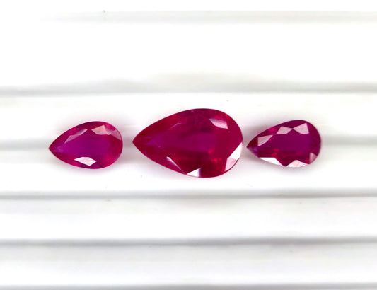 Natural Ruby Mozambique Pear 13.15 carat
