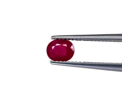 Natural Ruby Mozambique  Oval 1.04 carat