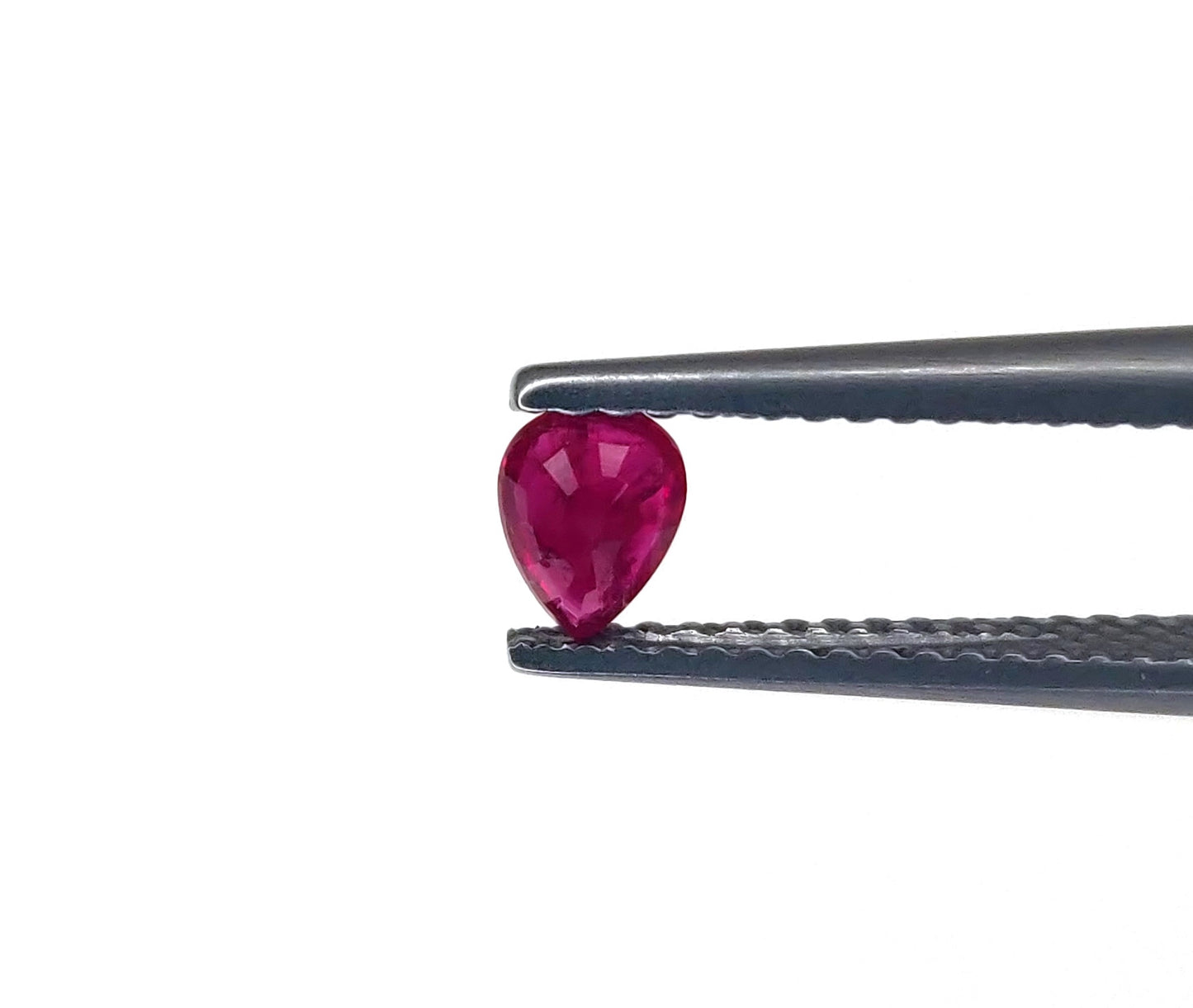 Natural Ruby Mozambique Pear 5x4 MM