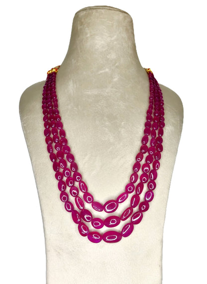 Natural Ruby Bangkok Oval Beads 523.63 Carat