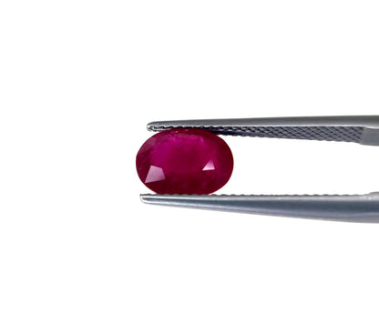 Natural Ruby Mozambique Oval / Pear 9x7 MM