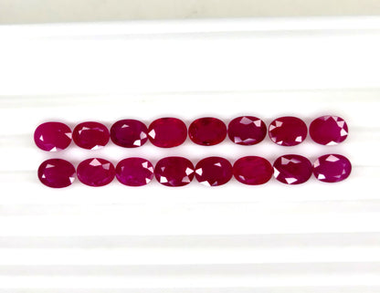 Natural Ruby Mozambique Oval 8x6 MM