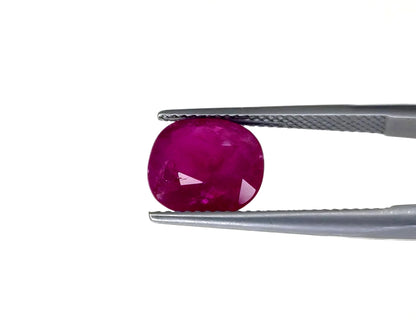 Natural Ruby Mozambique Oval 4.09 carat