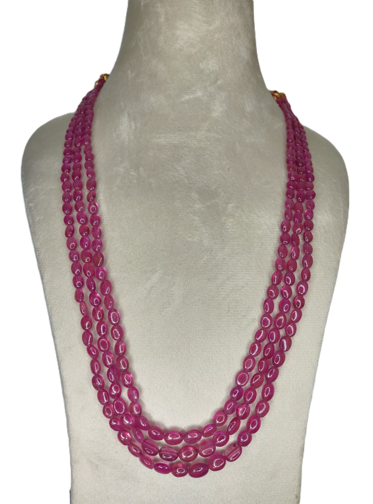 Natural Ruby Bangkok Oval Beads 336.20 Carat