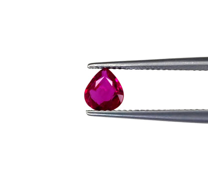 Natural Ruby Mozambique Pear 1.00 carat