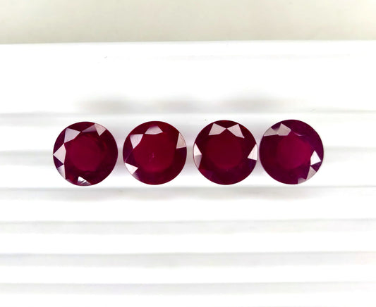 Natural Ruby Bangkok Round 13 MM