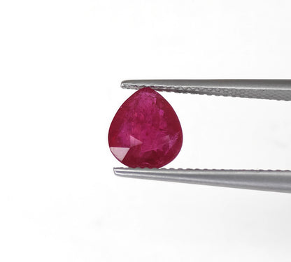 Natural Ruby Mozambique Pear 1.96 carat