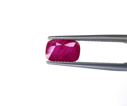 Natural Ruby Mozambique  Cushion  1.78 carat