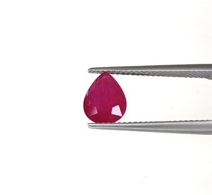 Natural Ruby Mozambique Pear 2.01 carat