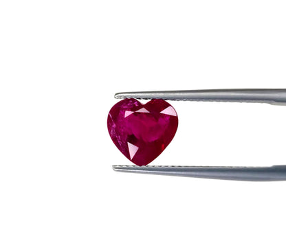 Natural Ruby Mozambique Heart 3.35 carat