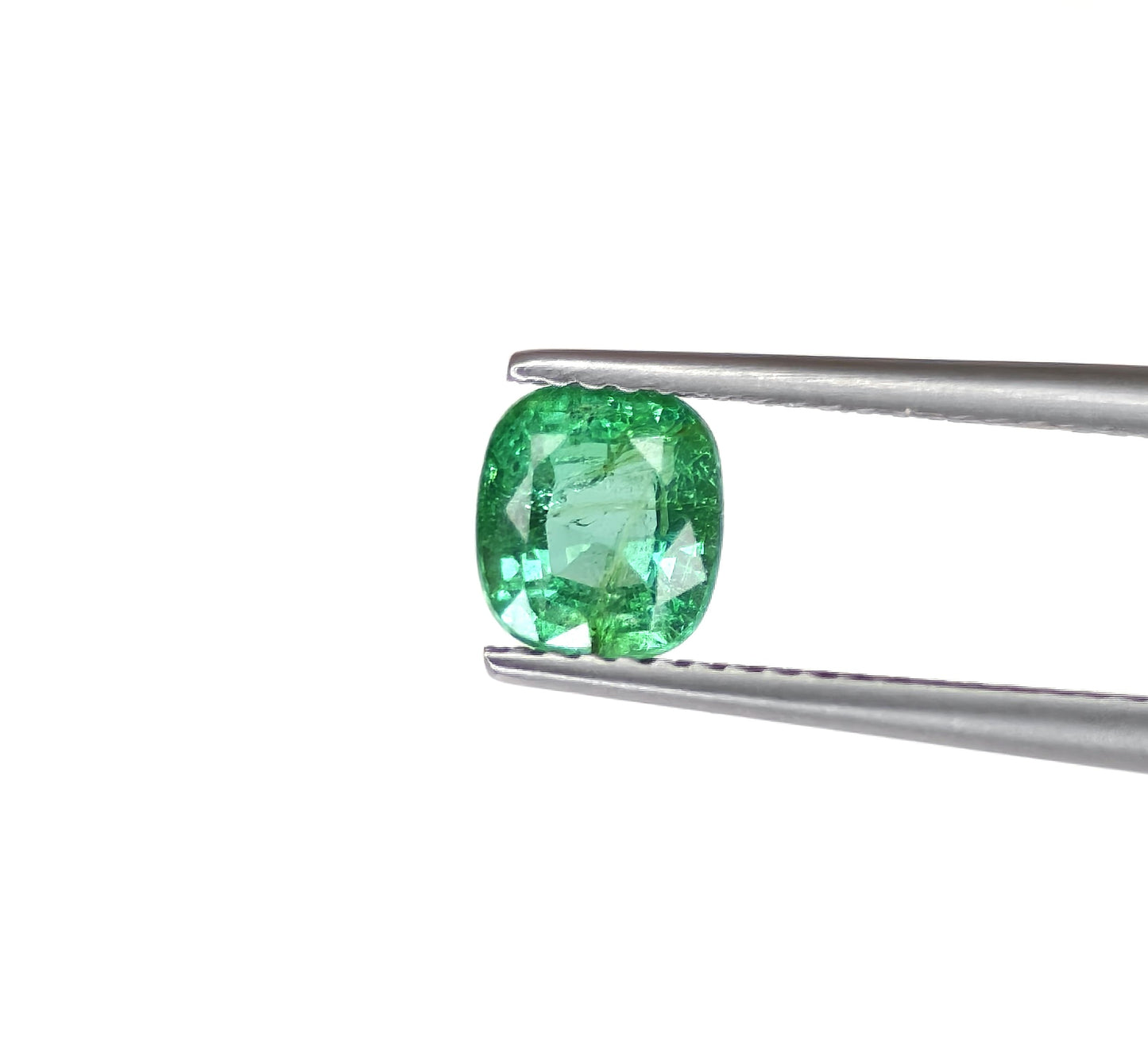 Natural Emerald Zambia Cushion 1.08 carat