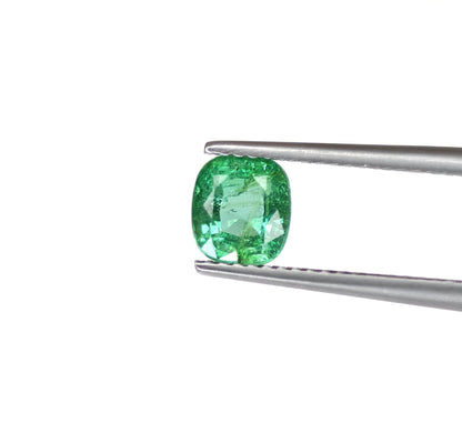 Natural Emerald Zambia Cushion 1.08 carat