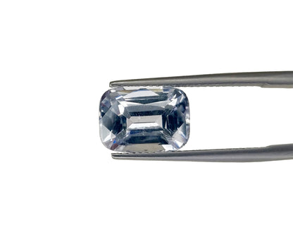 Natural White Sapphire Sri Lanka (Ceylon) Cushion 6.66 carat