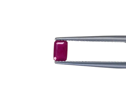 Natural Ruby Madagascar Octagon 6x4 MM