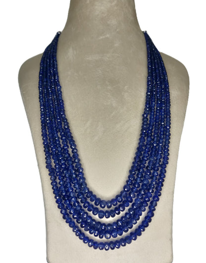 Natural Blue Sapphire Bangkok Round Beads 755.20 Carat