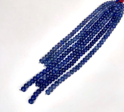 Natural Blue Sapphire Bangkok Round Beads 488.63 Carat