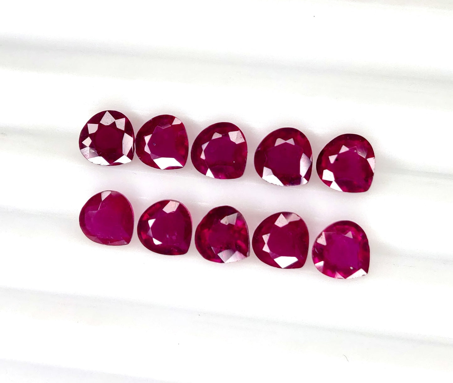 Natural Ruby Bangkok Heart 5 MM