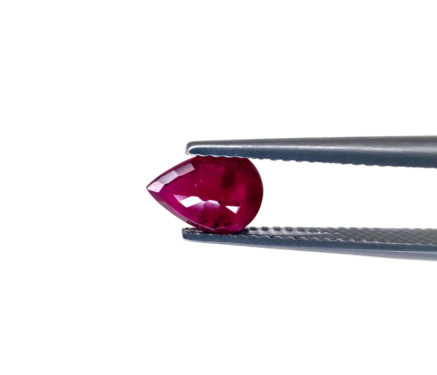 Natural Ruby Mozambique Pear 8x6 MM