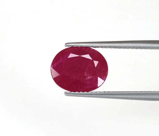 Natural Ruby Mozambique Oval 4.14 carat