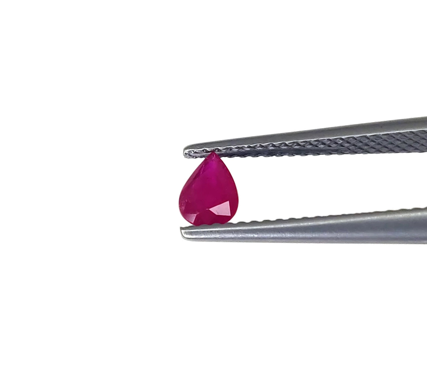 Natural Ruby Mozambique Pear 6x4 MM