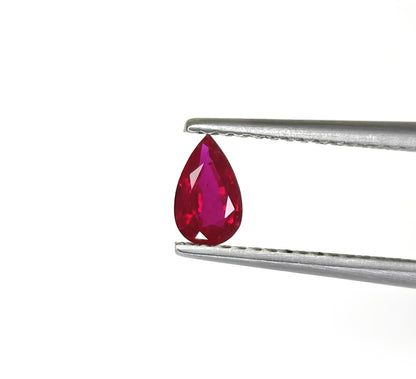 Natural Ruby Mozambique Pear 0.39 carat
