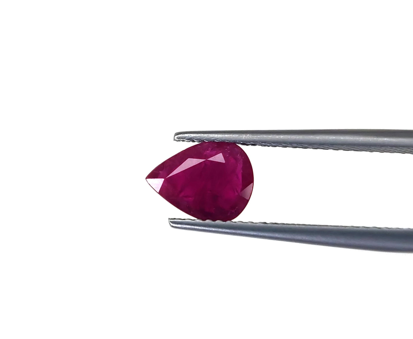 Natural Ruby Mozambique Pear 9x7 MM