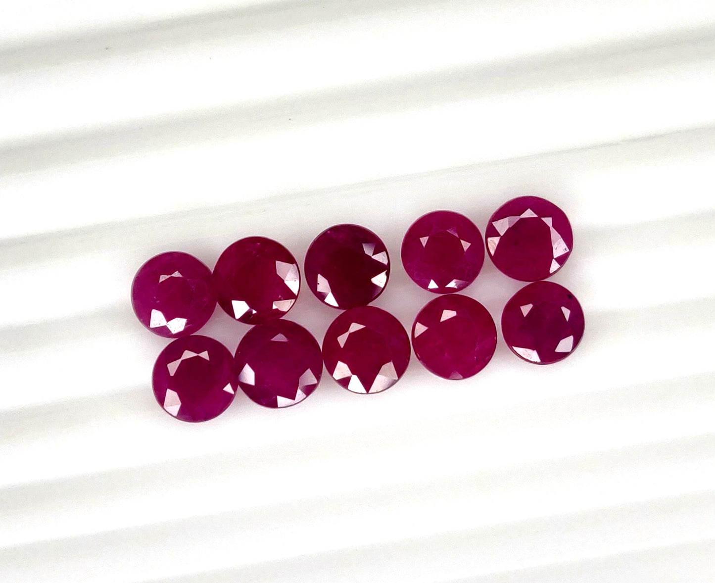 Natural Ruby Madagascar Round 7 MM