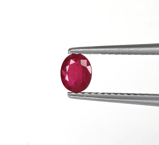 Natural Ruby Mozambique Oval 0.42 carat