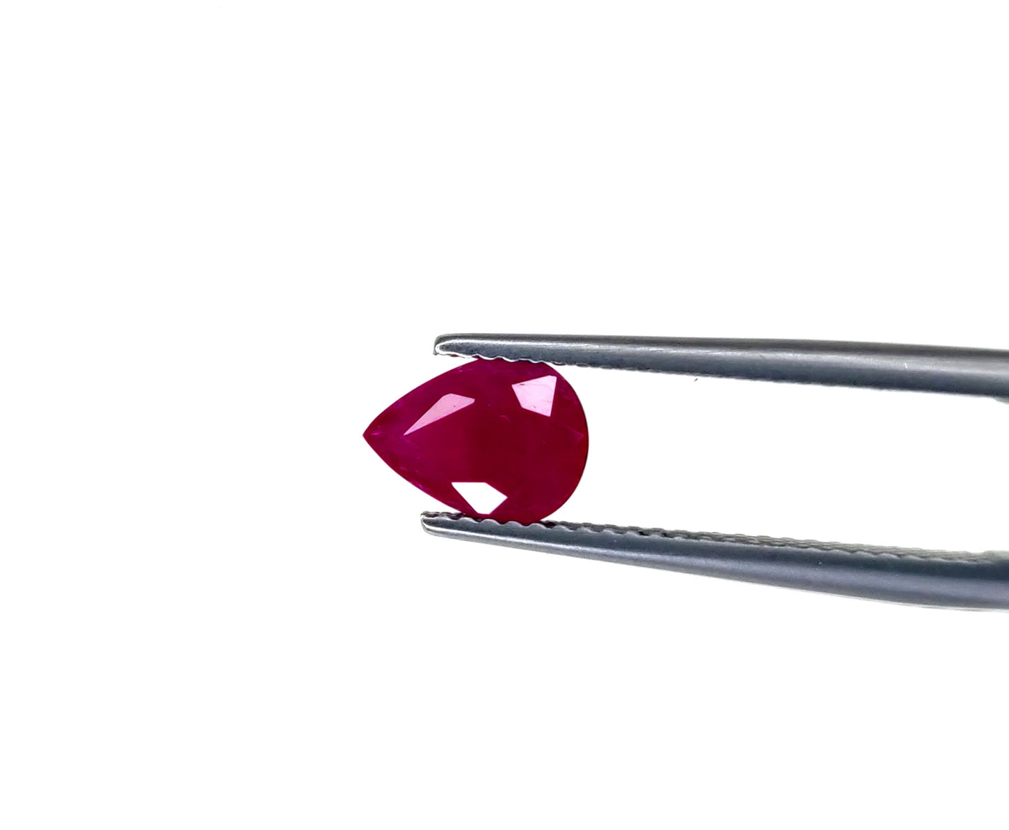 Natural Ruby Mozambique Pear 8x6 MM