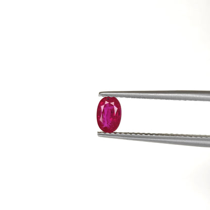 Natural Ruby Mozambique Oval 6x4 MM