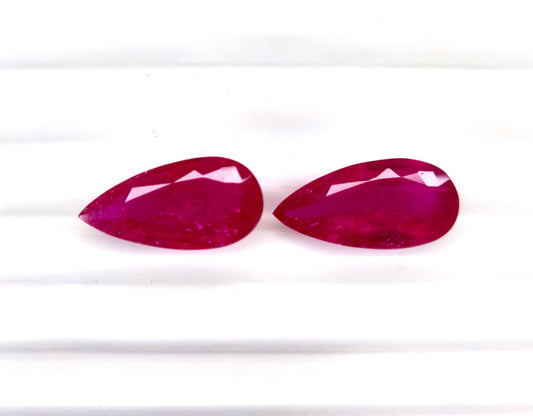 Natural Ruby Mozambique Pear 15.16 carat
