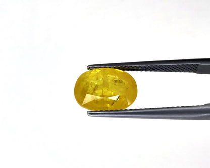 Natural Yellow Sapphire Nigeria Oval 5.49 carat