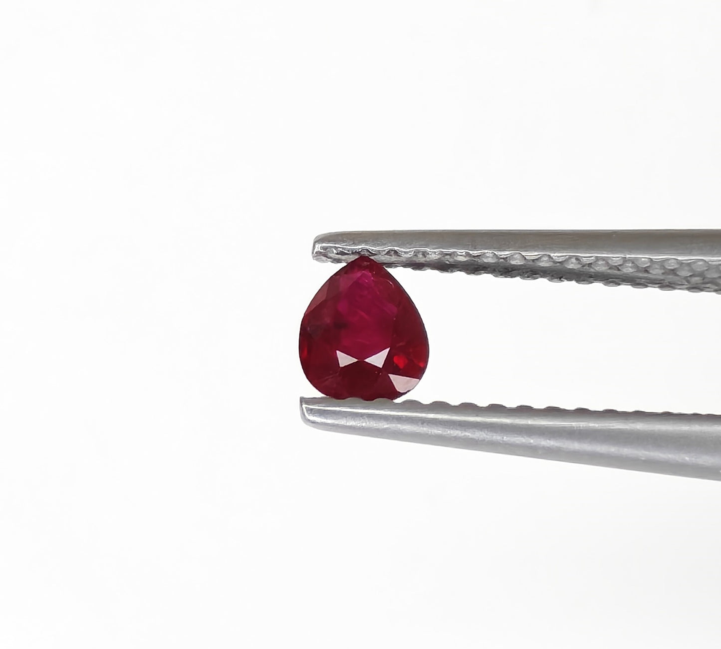 Natural Ruby Mozambique Pear 0.37 carat