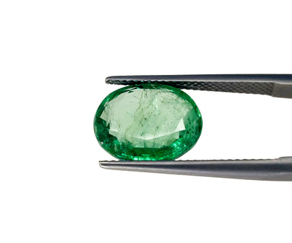 Natural Emerald Zambia   Oval  5.34 carat